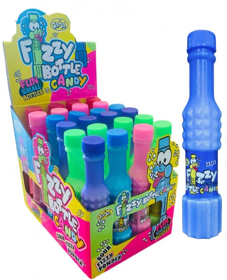 Fizzy bottle candy sour 18g (24/1)