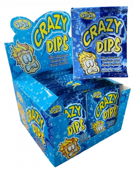 Crazy dips plava malina 15g (36/1)