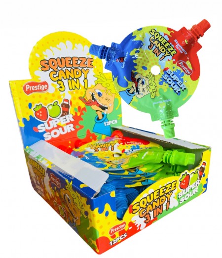 Squeeze candy 3 in 1 45g (12/1)