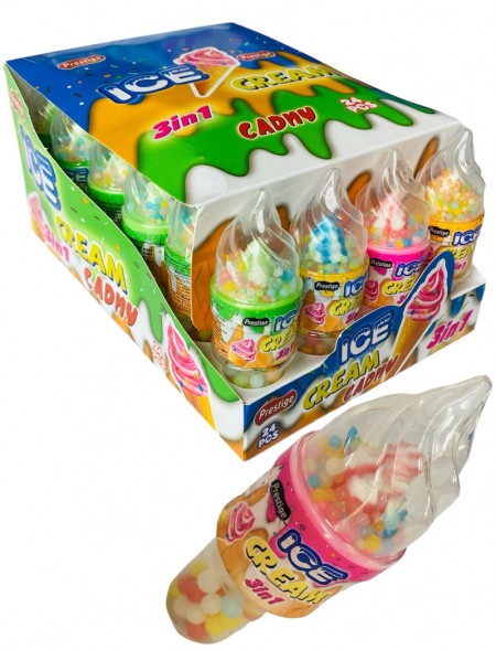 Ice cream 3in1 candy 16g (24/1)