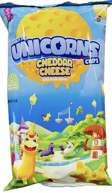 Unicorns corn chips sir 40g (15/1)