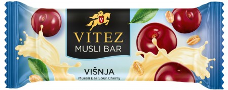 Vitez musli bar višnja 30g (25/1)