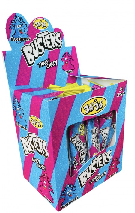 Busters tangy candy blueberry+grape 15g (24/1)